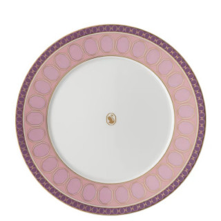 Talerz 23 cm Signum różowy