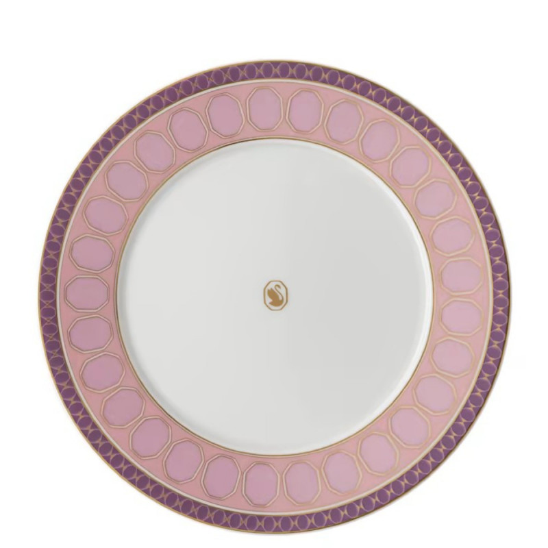Talerz 23 cm Signum różowy