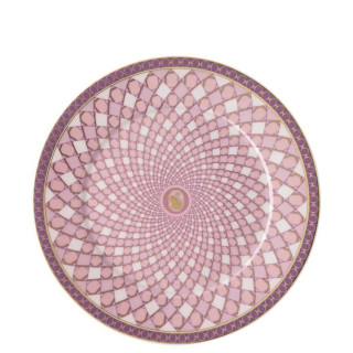 Talerz 18 cm Signum różowy
