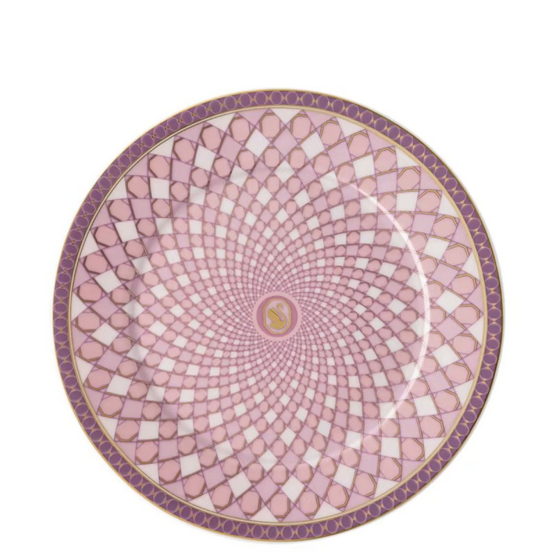Talerz 18 cm Signum różowy