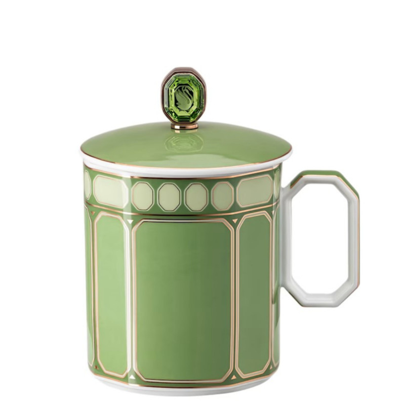 Kubek z przykrywką Signum zielony