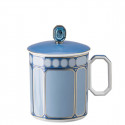 Kubek z przykrywką Signum niebieski