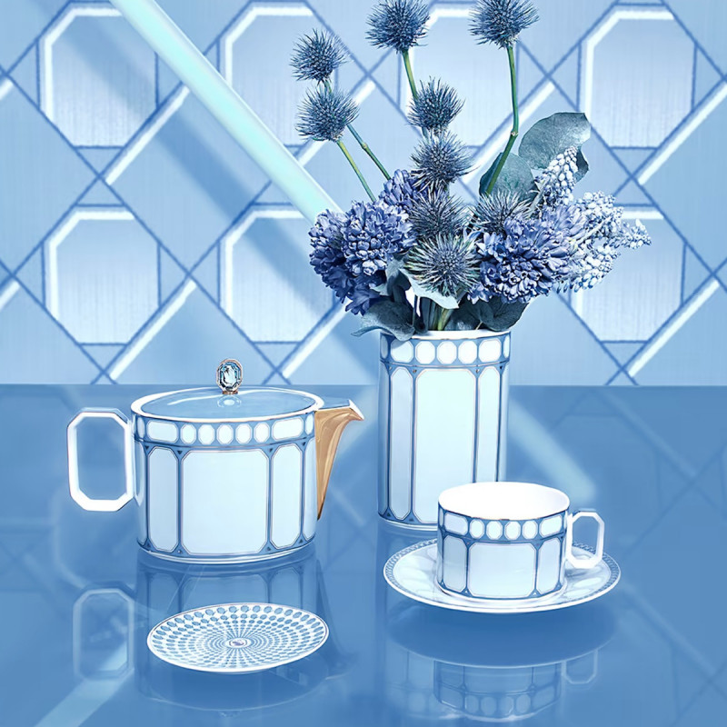 Filiżanka do herbaty Signum niebieska