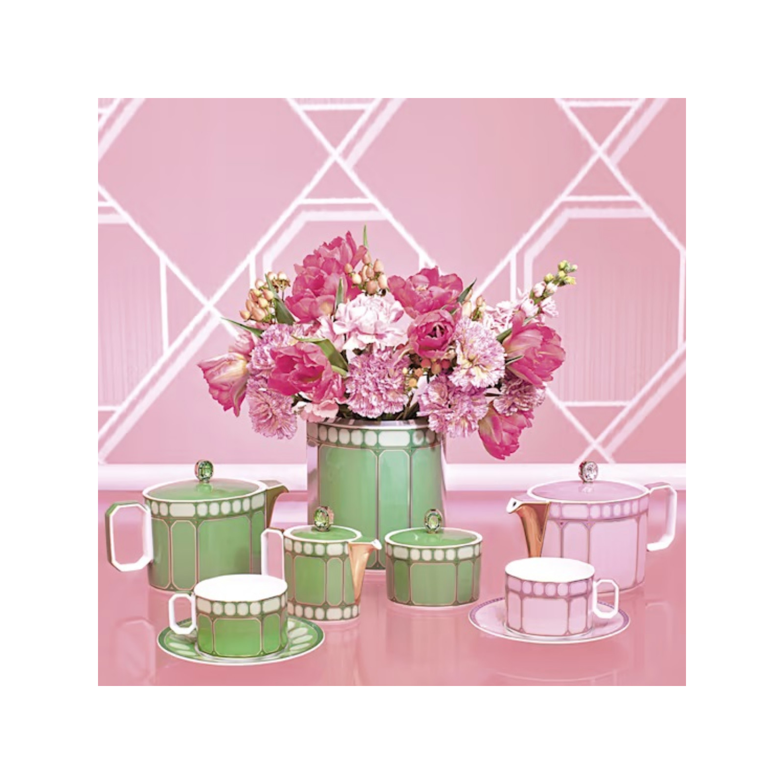 Filiżanka do herbaty Signum różowa