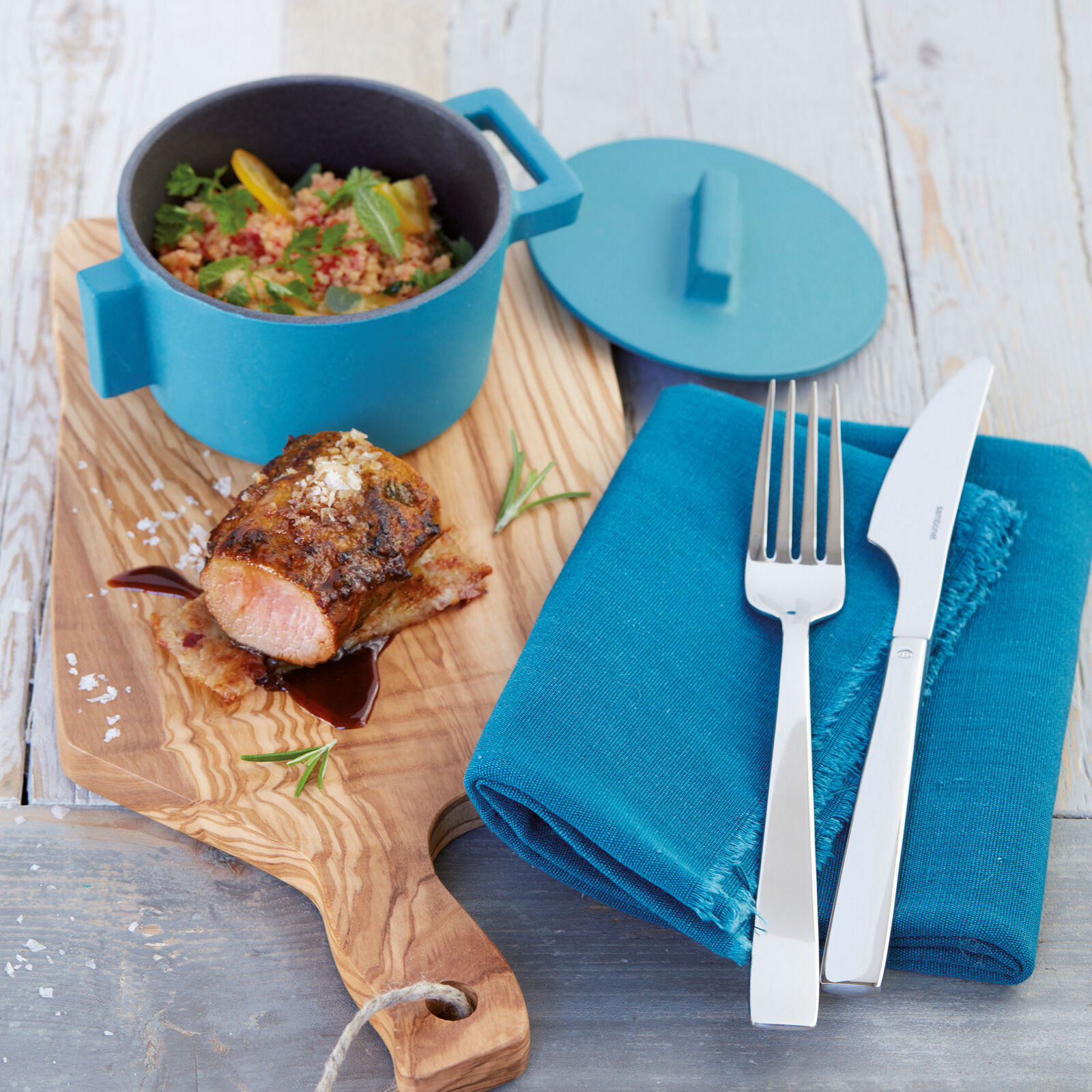 Sambonet Flat 30 cz. zestaw sztućców