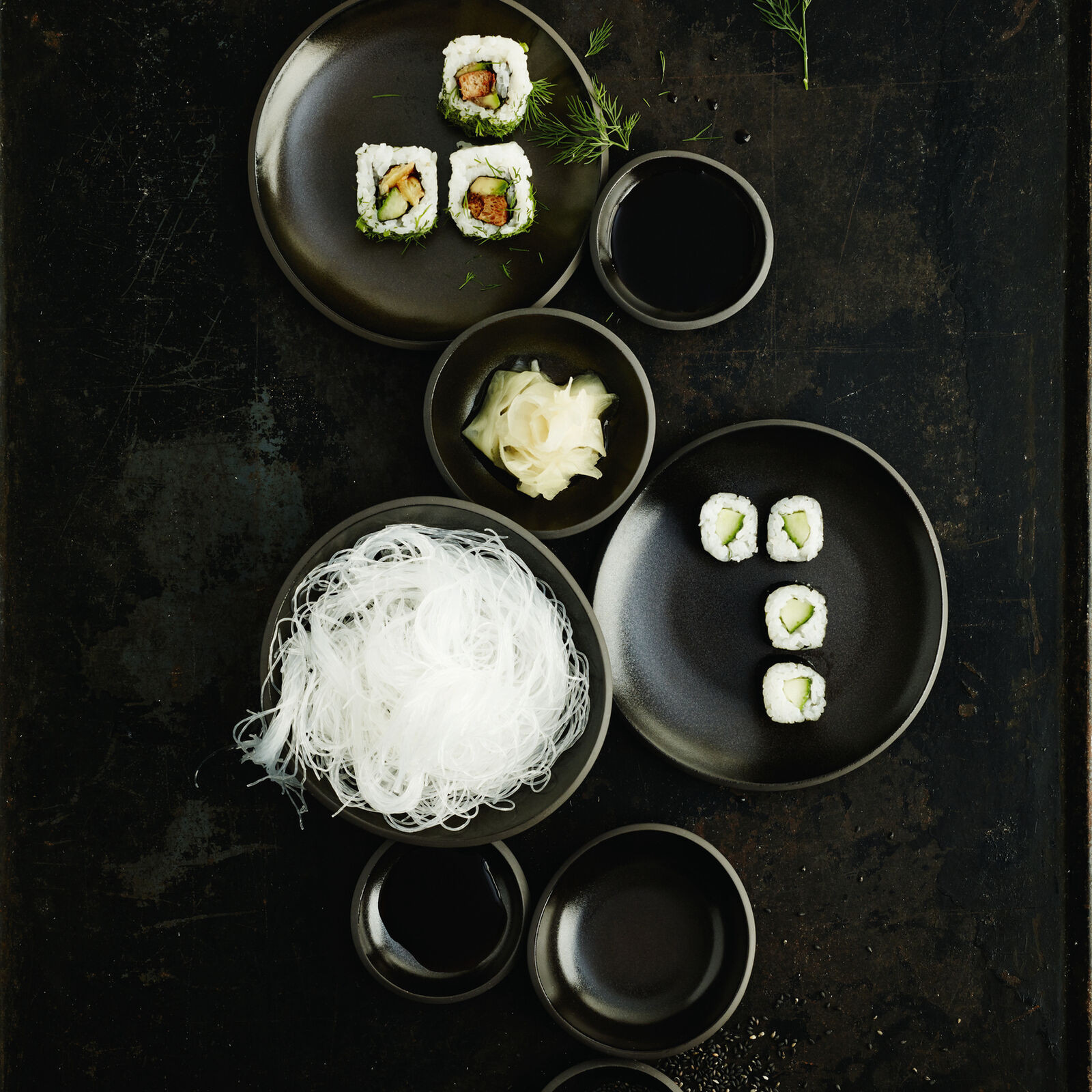 Talerz 22 cm Junto Slate Grey