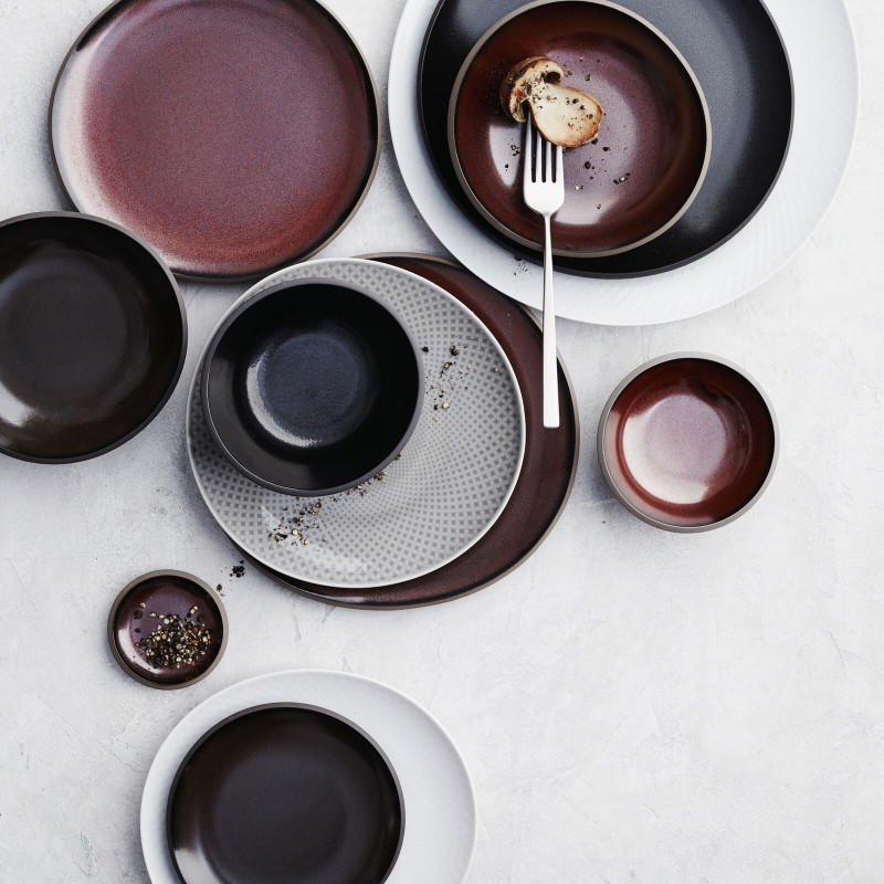 Talerz 22 cm Junto Pearl Grey