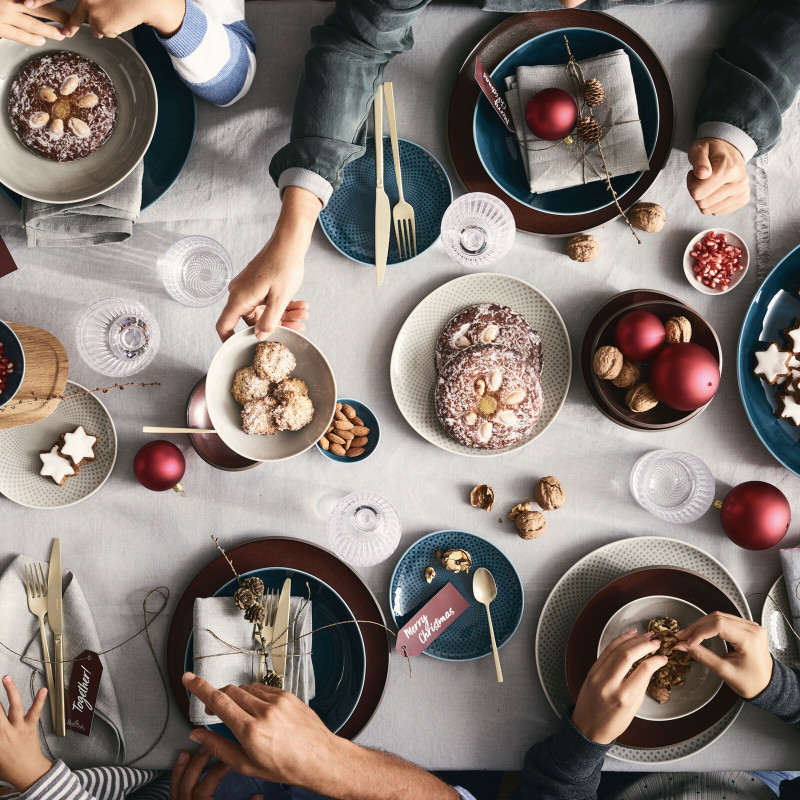 Talerz 22 cm Junto Pearl Grey