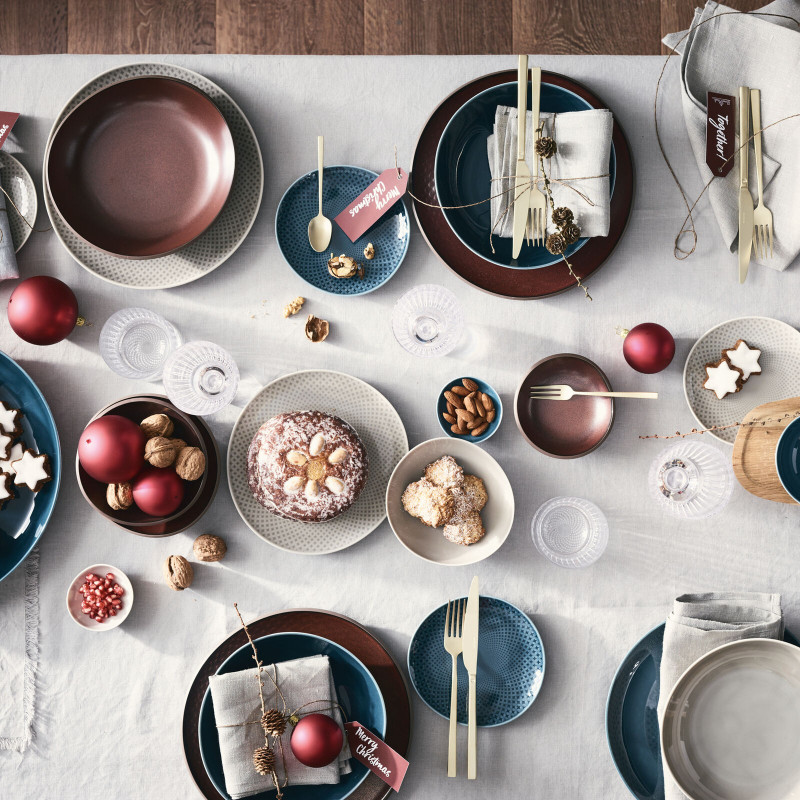 Talerz 22 cm Junto Pearl Grey