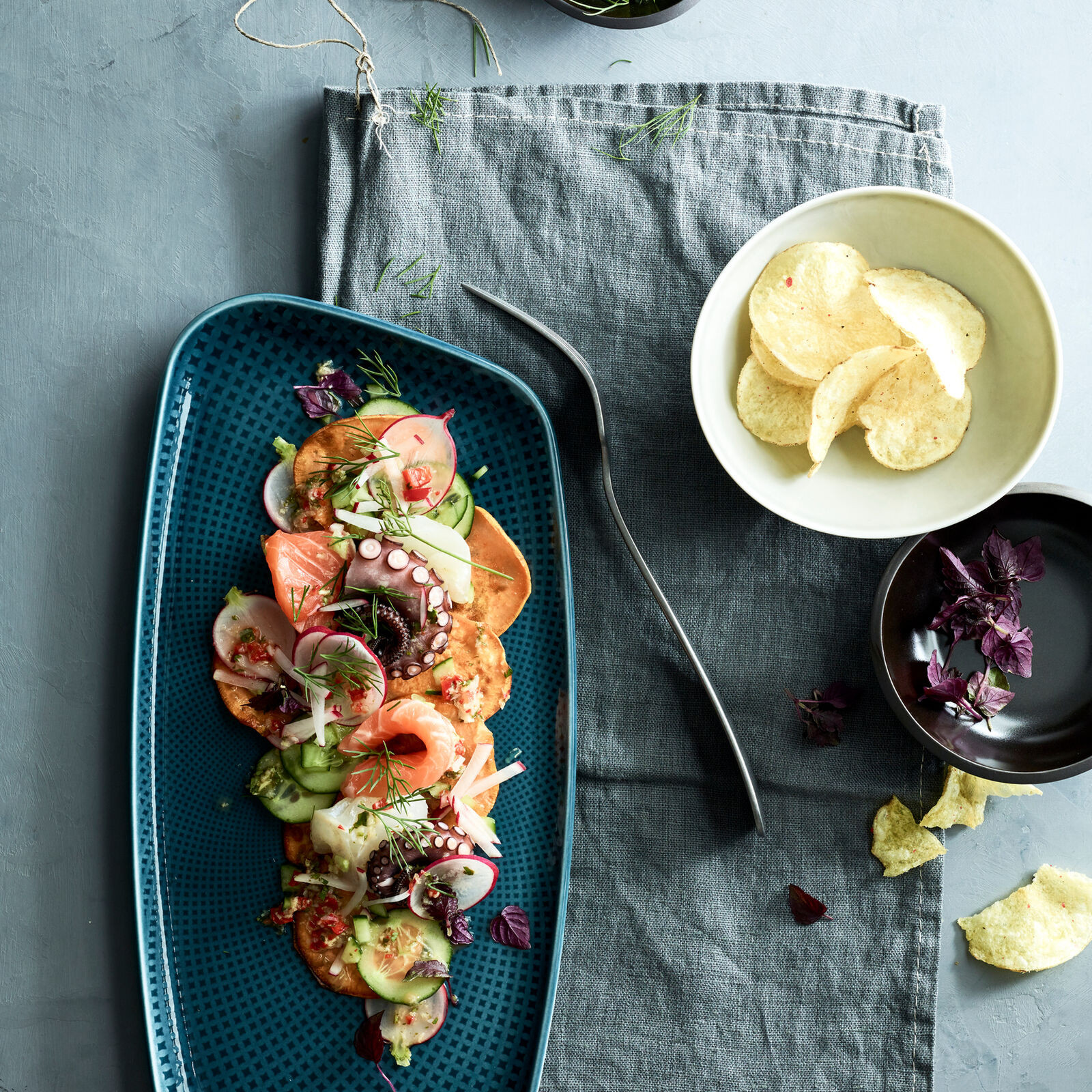 Półmisek 30 cm Junto Ocean Blue