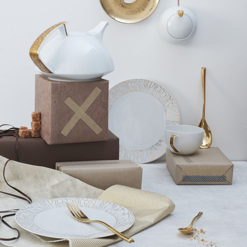 Sambonet H-Art Łyżeczka do espresso złota