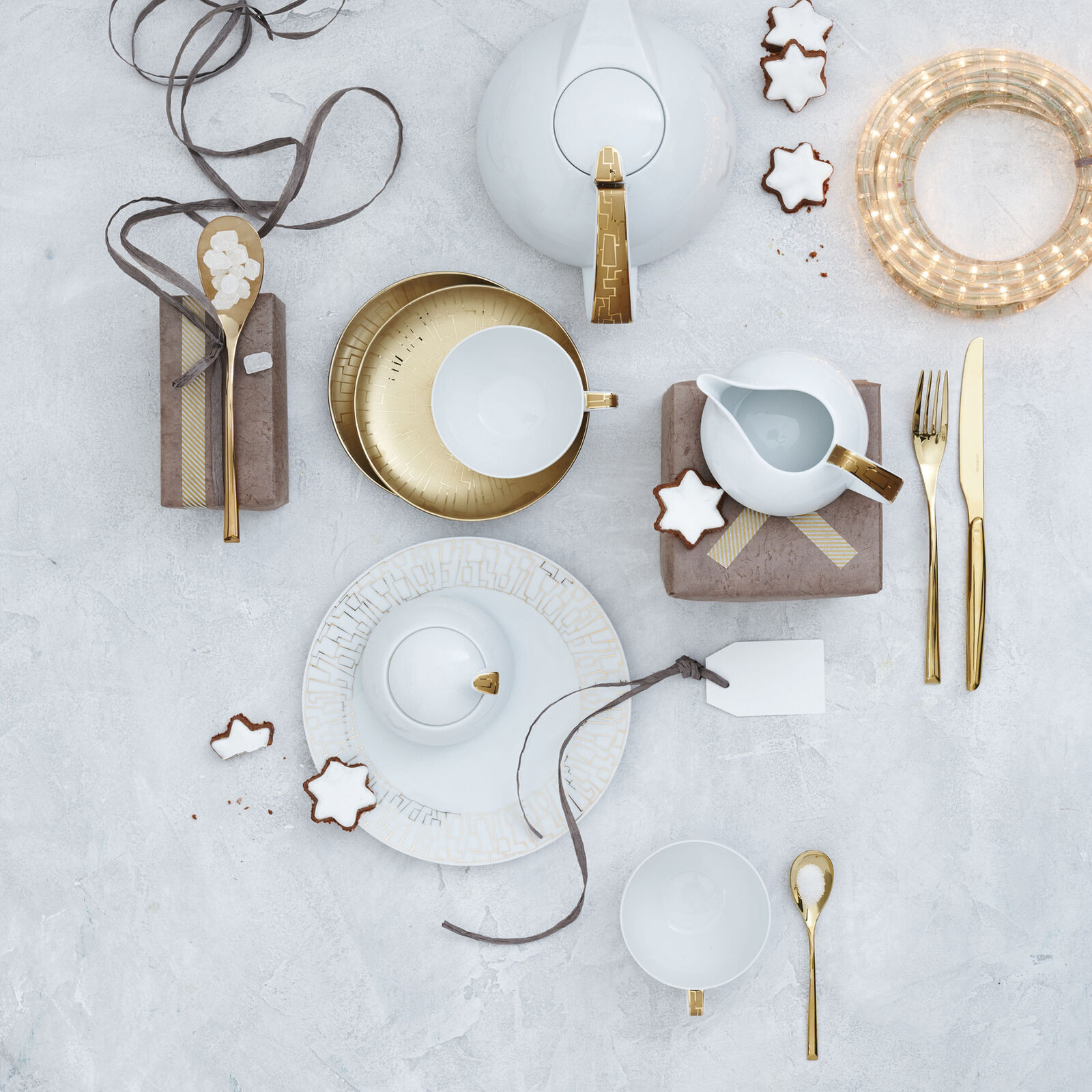 Sambonet H-Art Łyżeczka do espresso złota