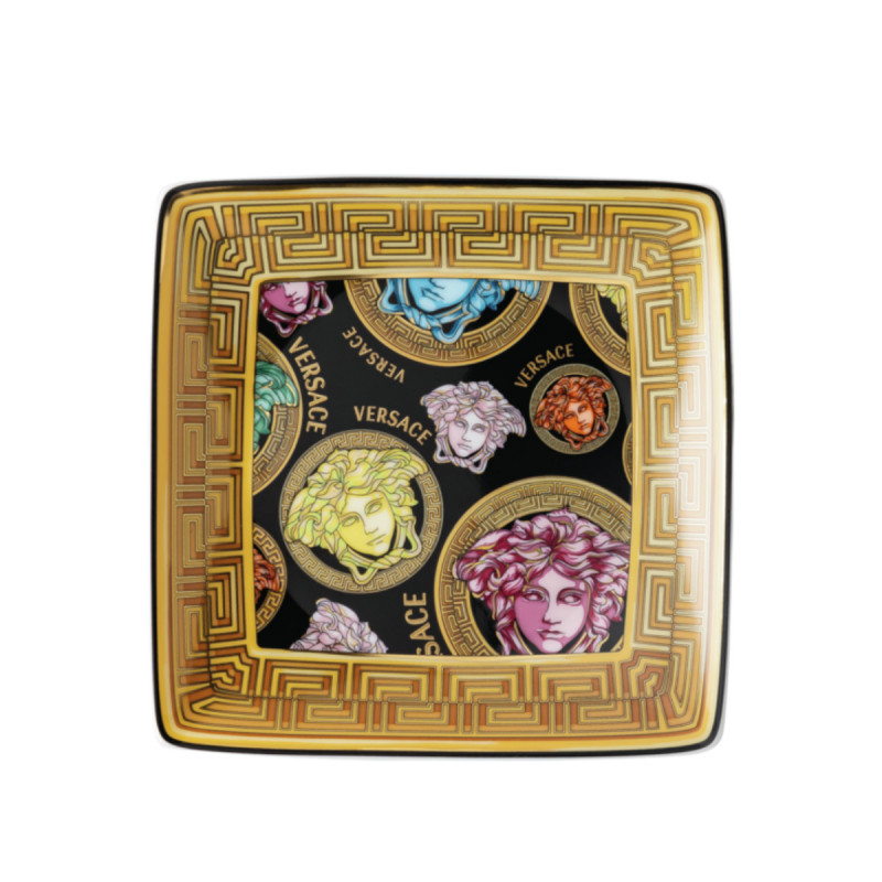 Talerzyk kwadratowy Versace Medusa Amplified Multicolour