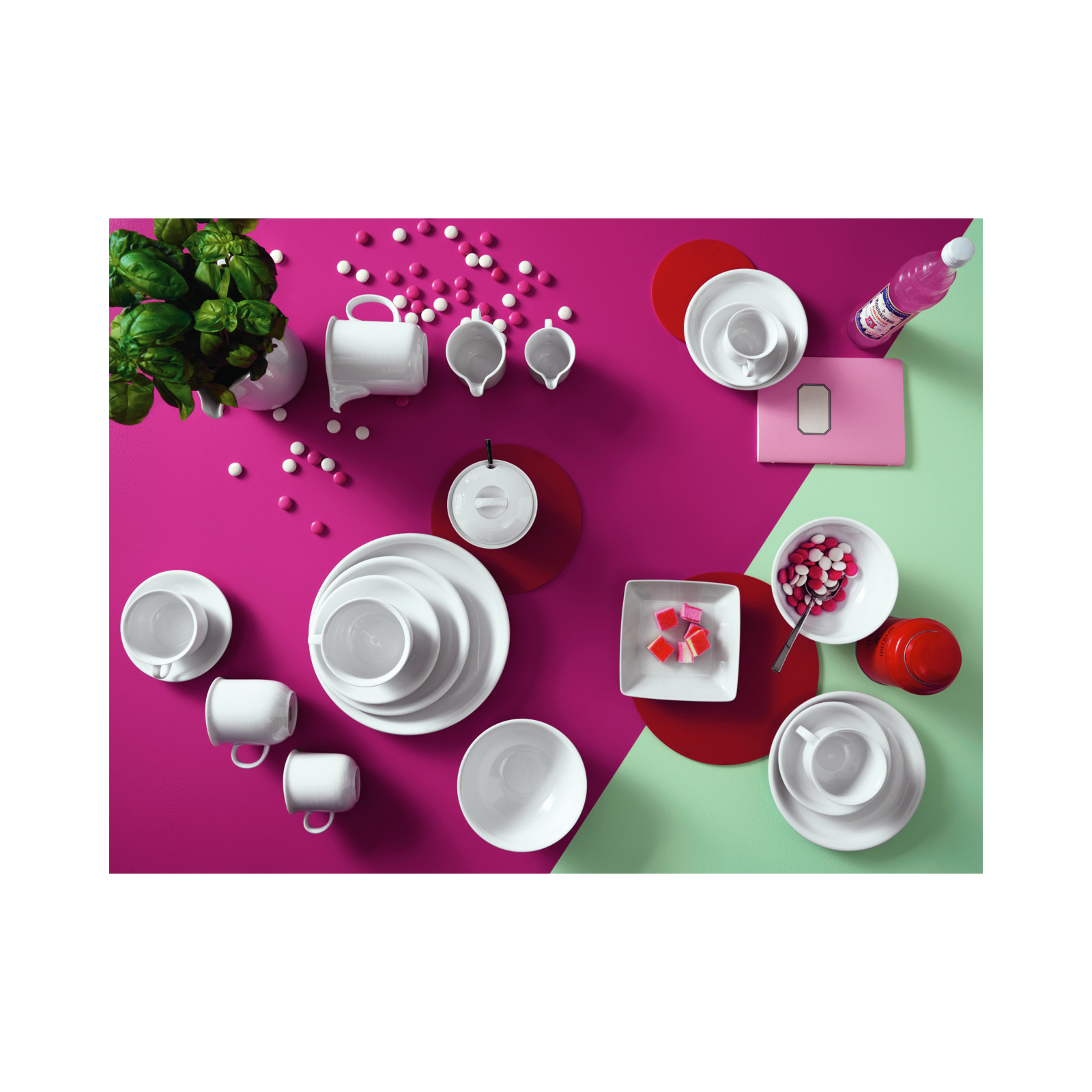 Talerz 22 cm kwadratowy Trend 1+1