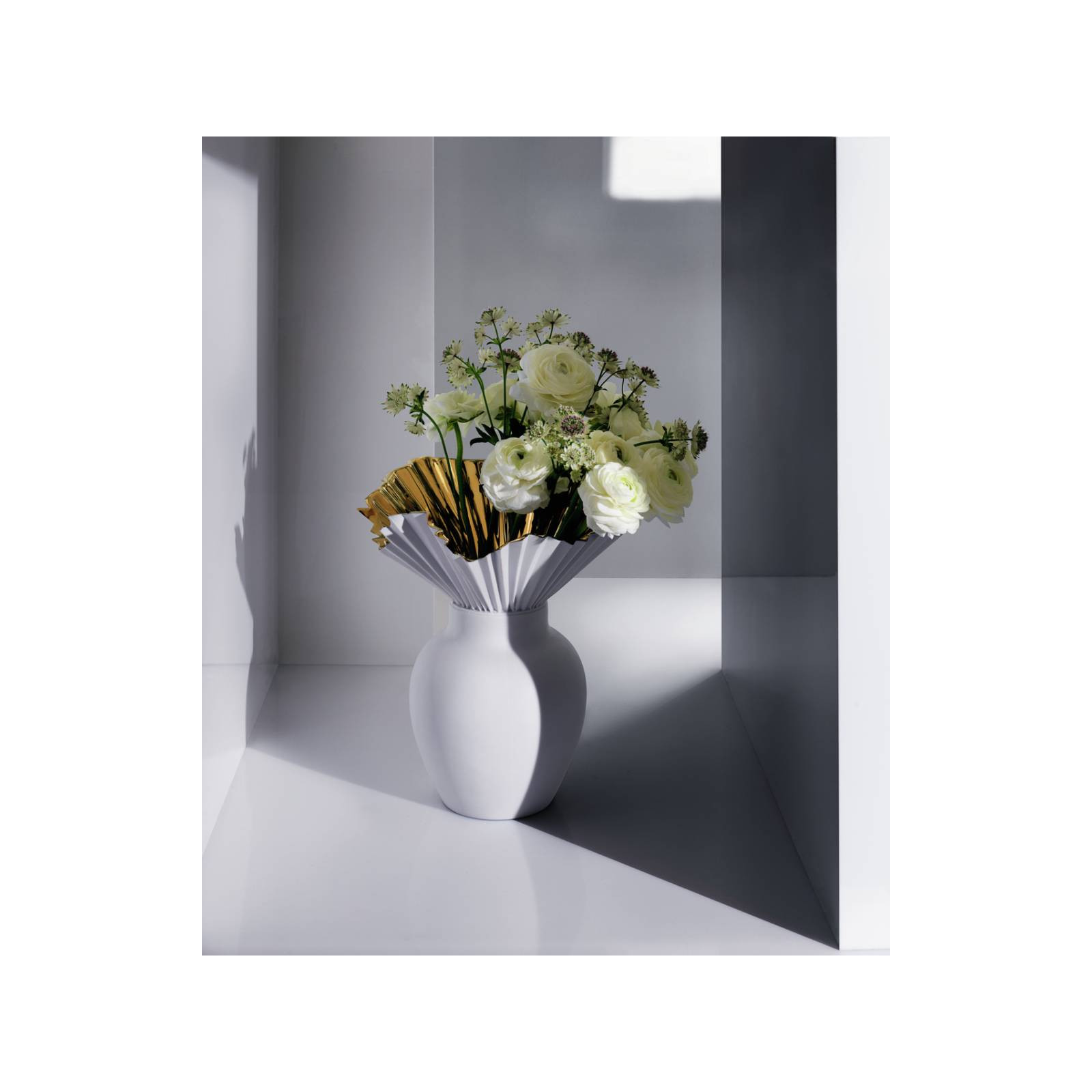 Wazon 27 cm Falda (złoty)