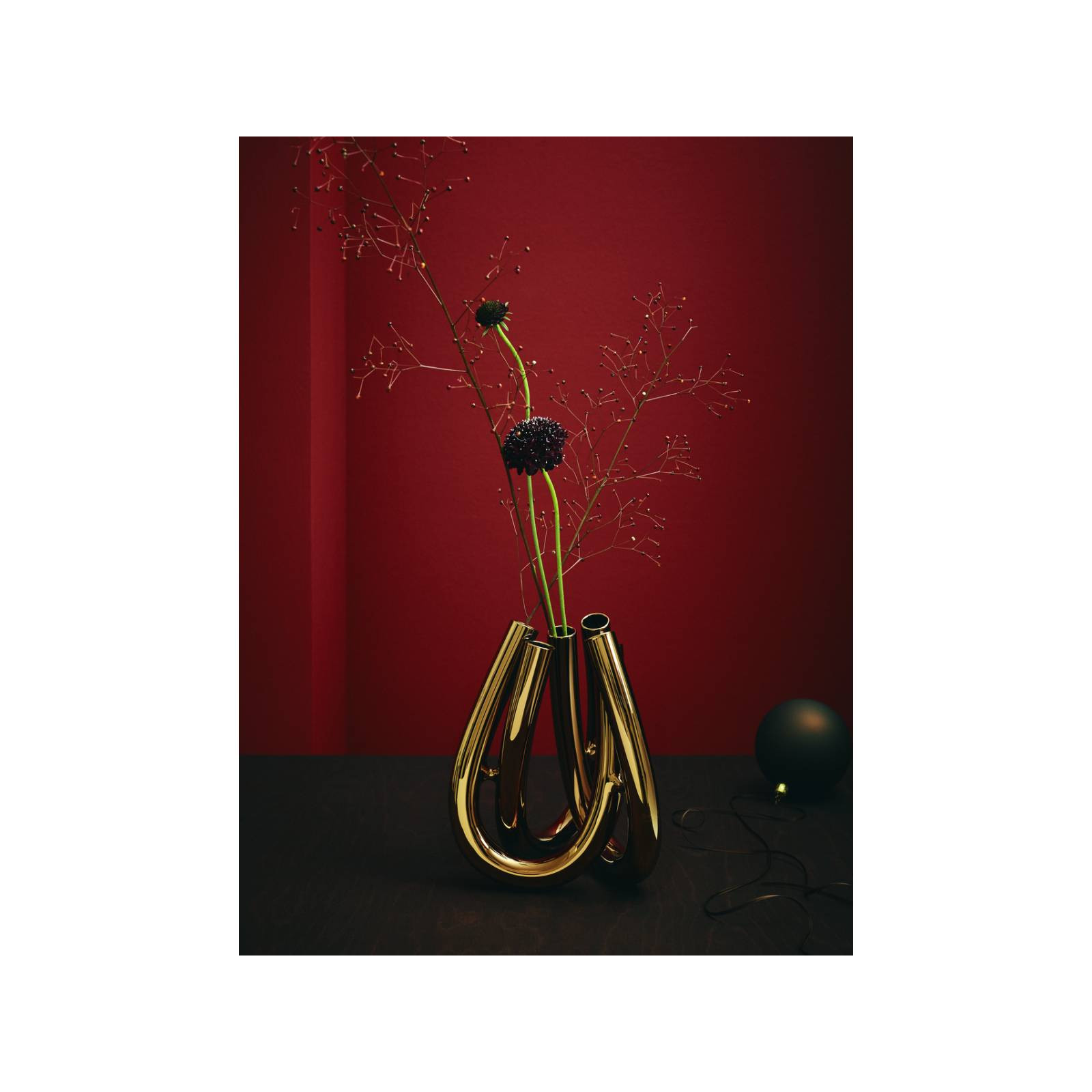 Wazon Triu złoty 22 cm