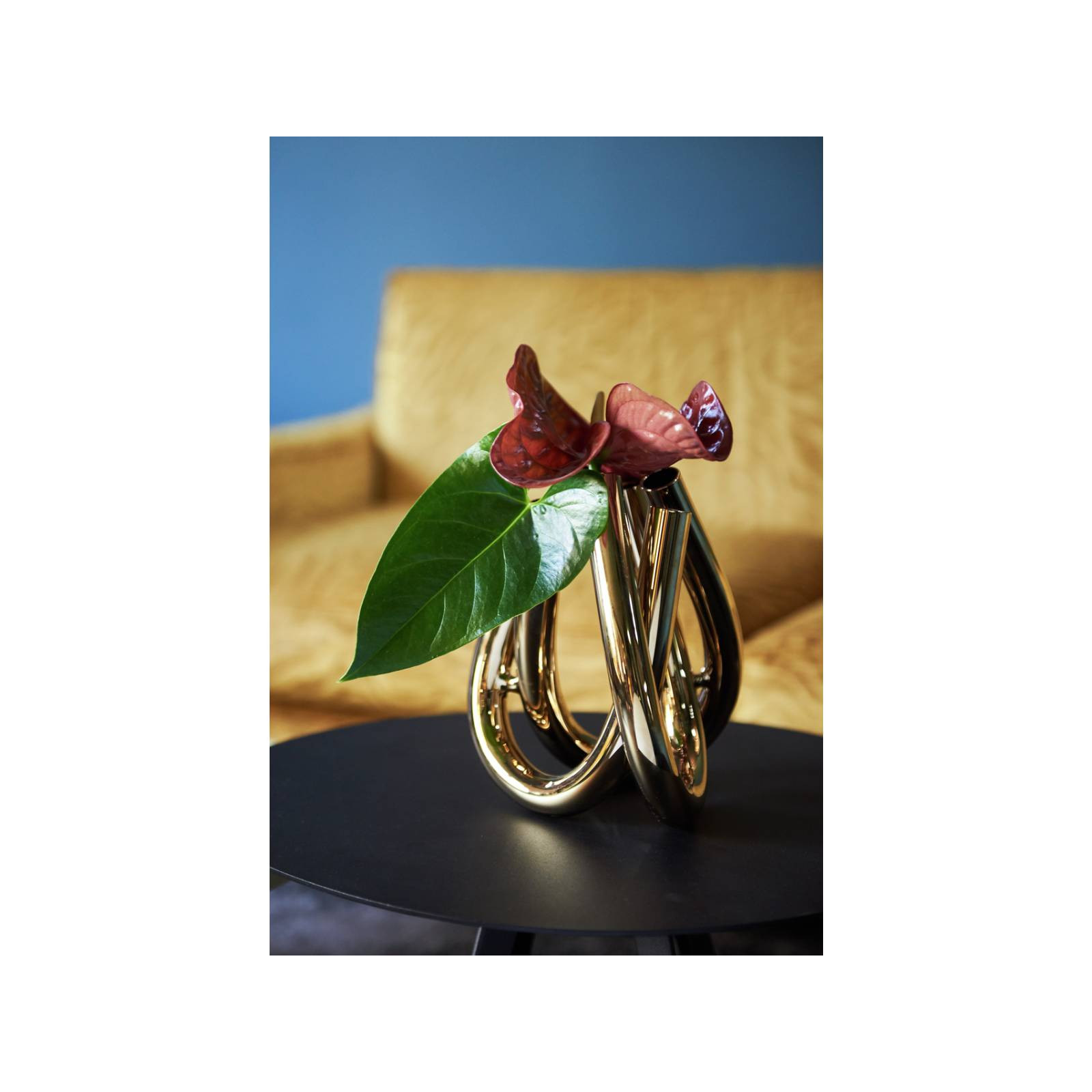 Wazon Triu srebrny 22 cm