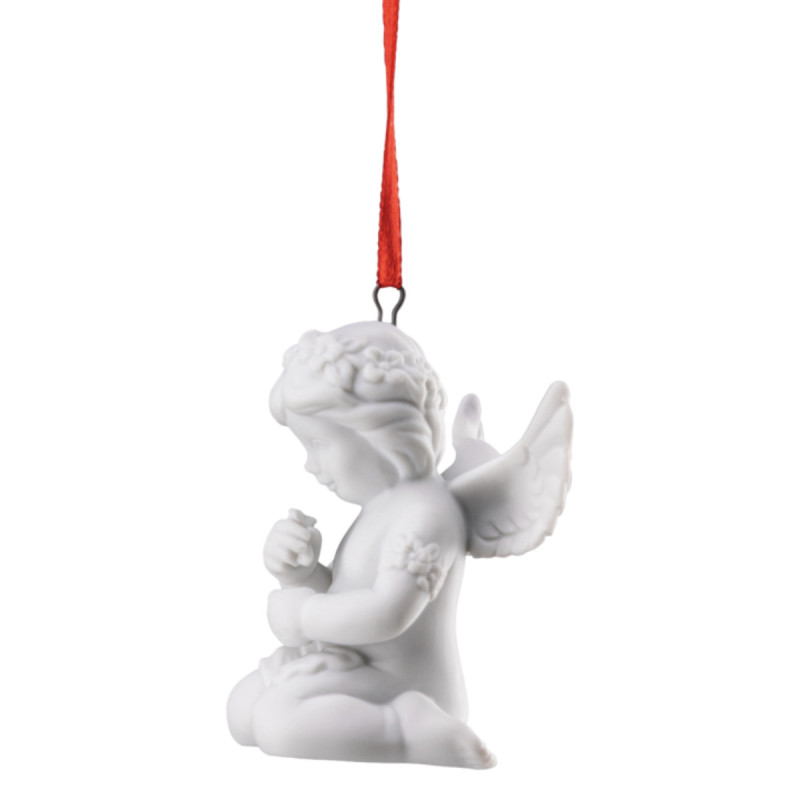 Aniołek zawieszka z wiankiem