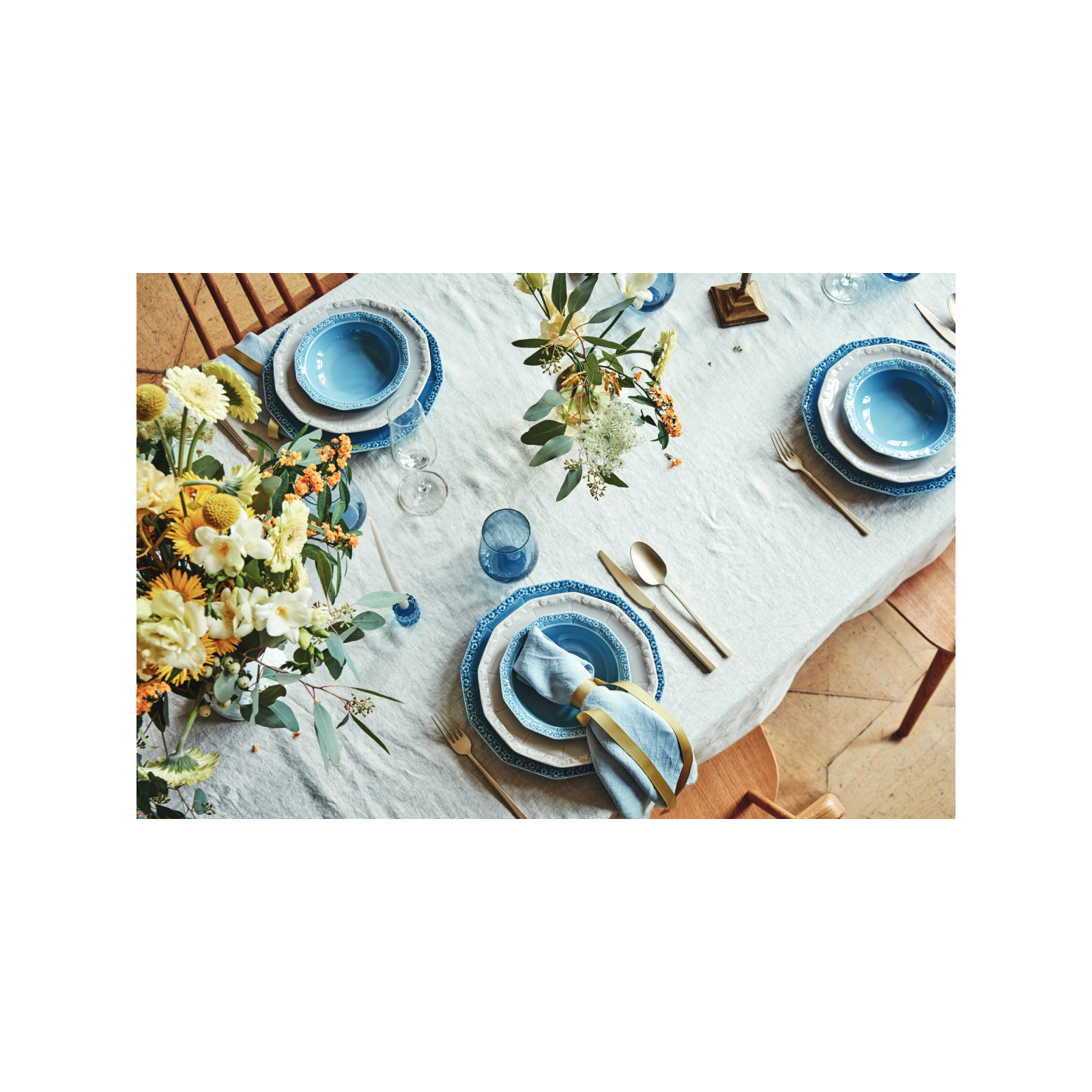 Talerz 26 cm Maria en Vogue Blue