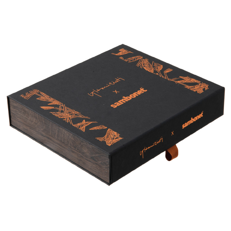 Sambonet Jungle zestaw 6 widelczyków do ciasta złote