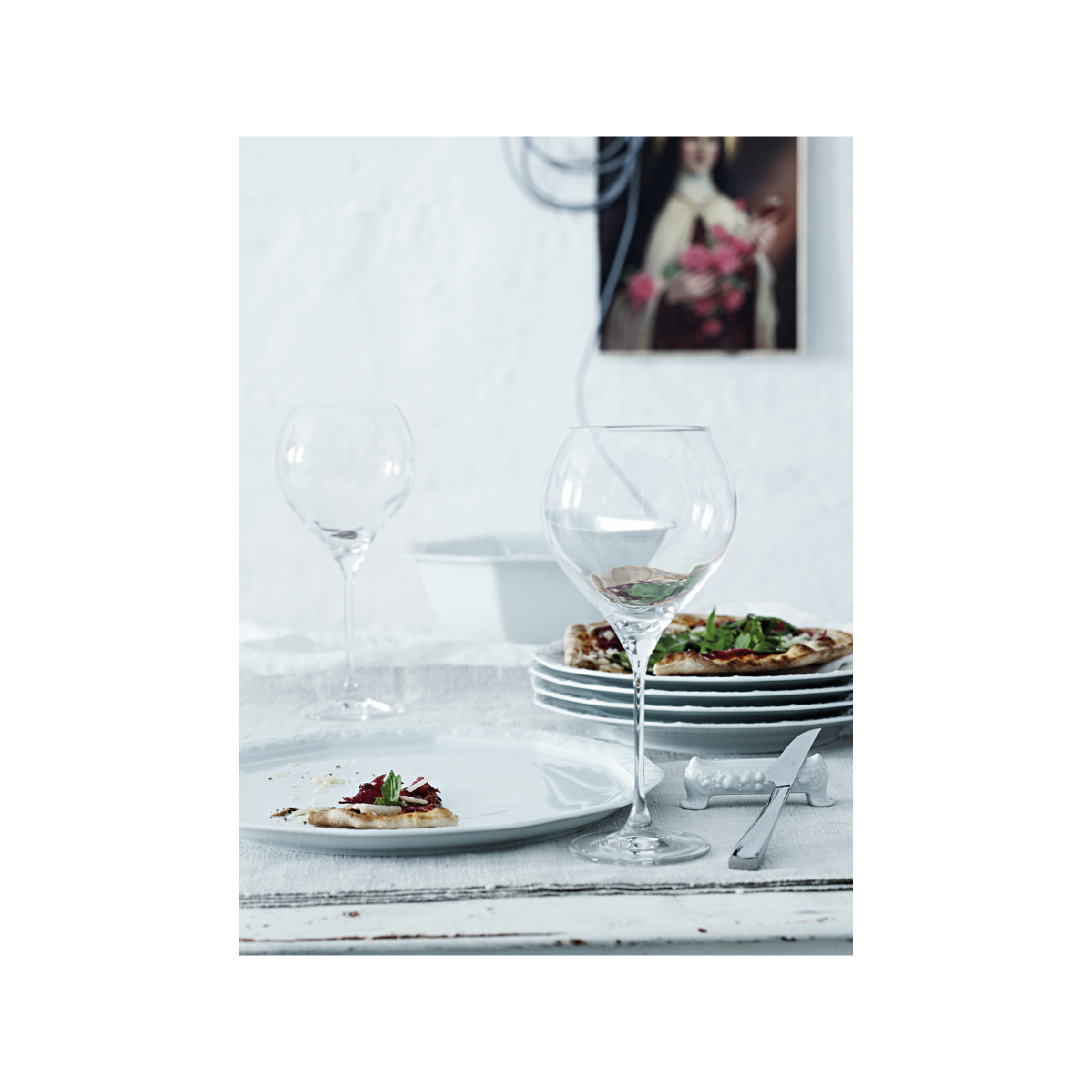 Talerz do ciasta lub pizzy 32 cm Maria Biała