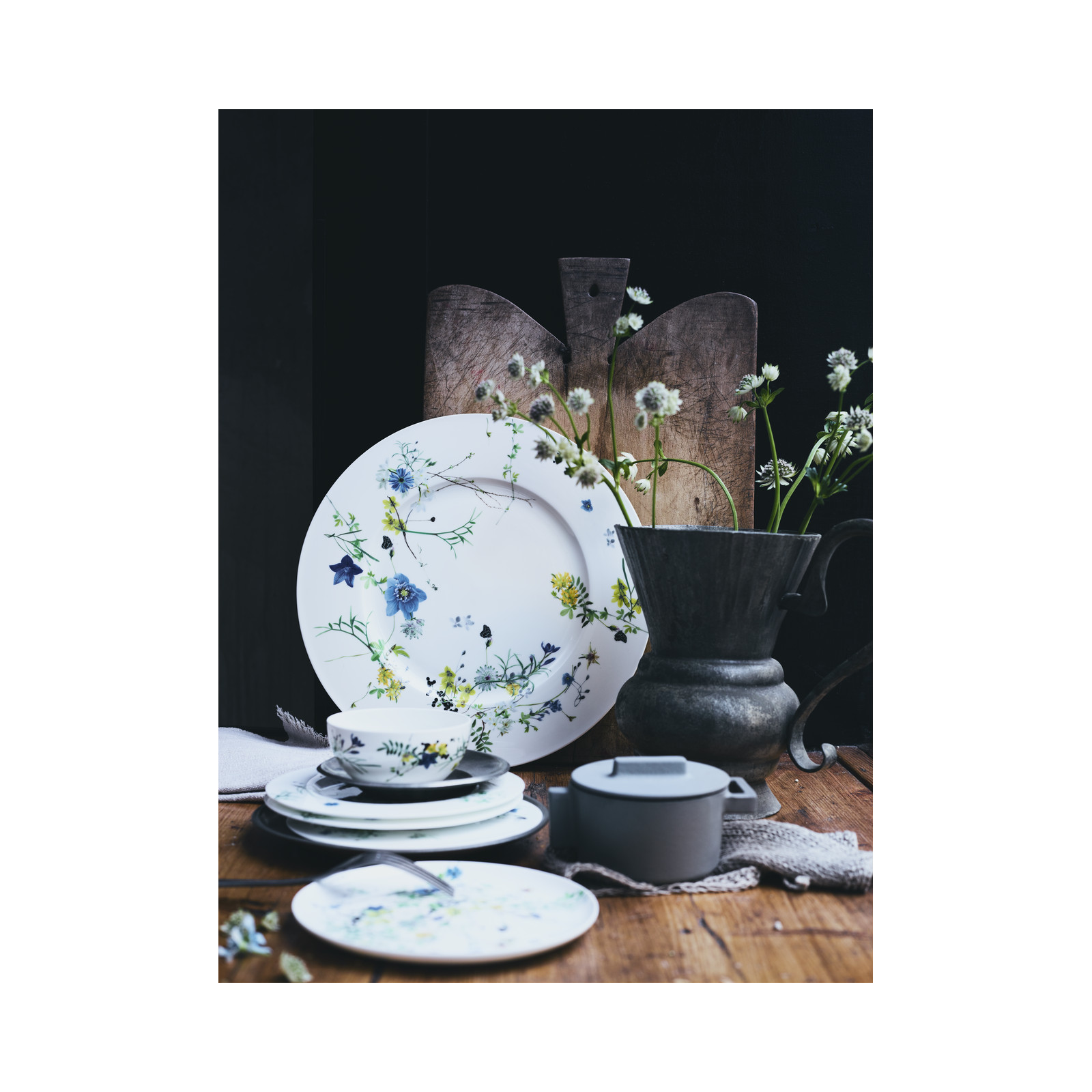 Talerz 23 cm Alpejski Ogród