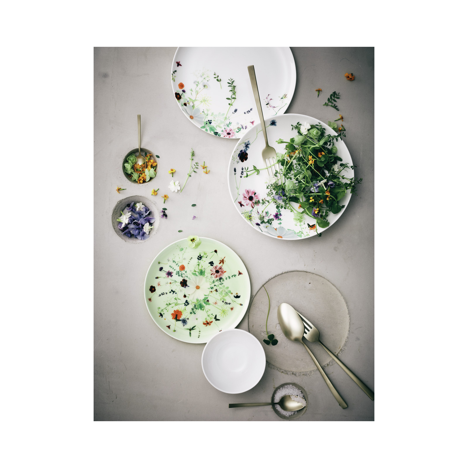 Talerz 28 cm Wiosenny Ogród