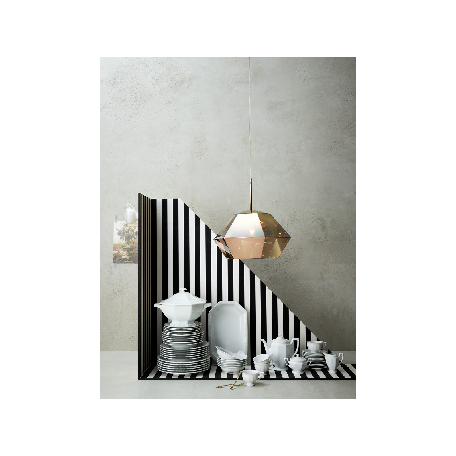 Talerz 25 cm Maria Biała