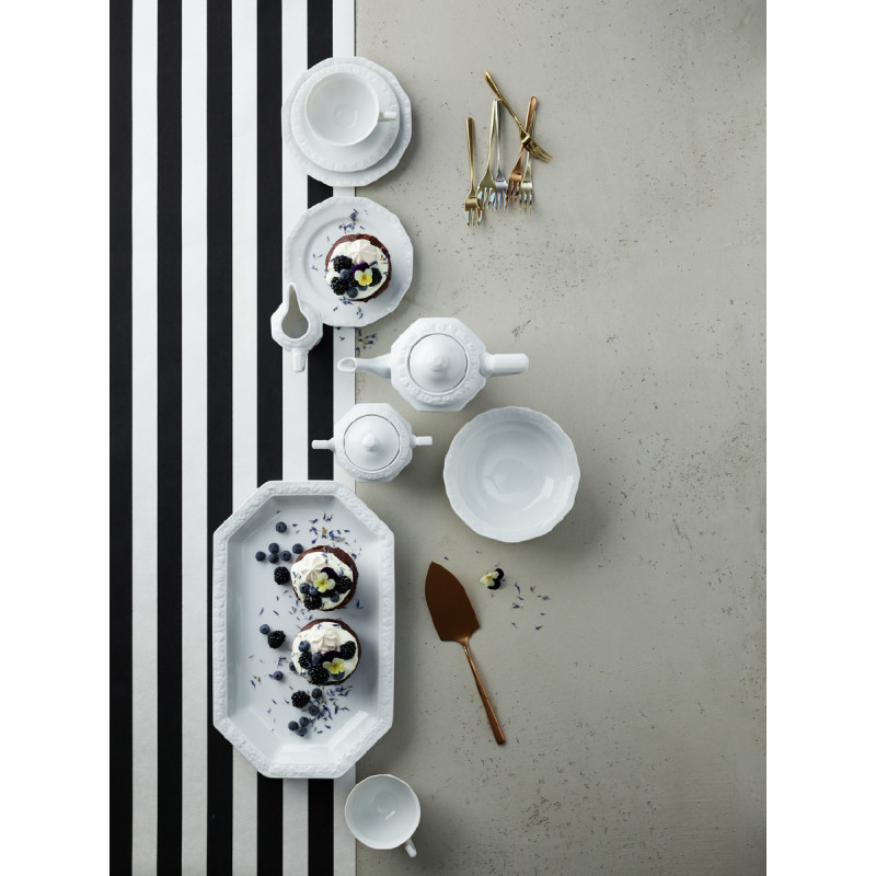 Bulionówka z podstawką Maria Biała