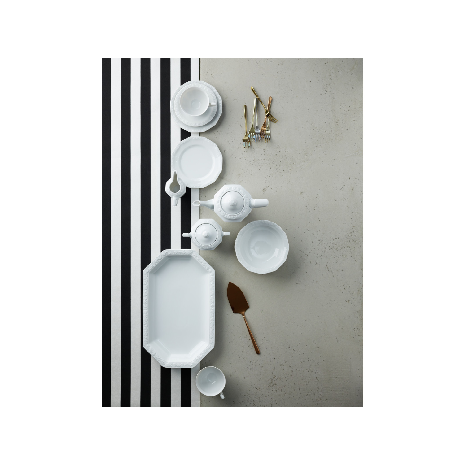 Półmisek głęboki 33 cm Maria Biała