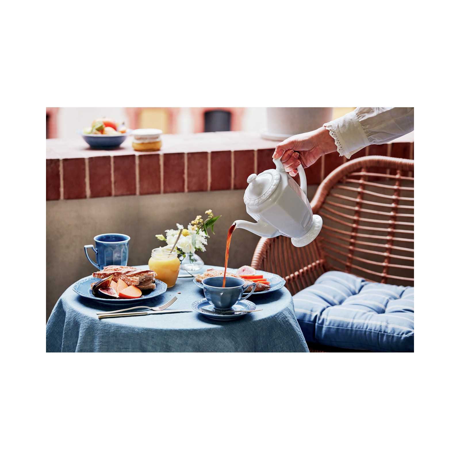 Zestaw kawowy Maria en Vogue Blue