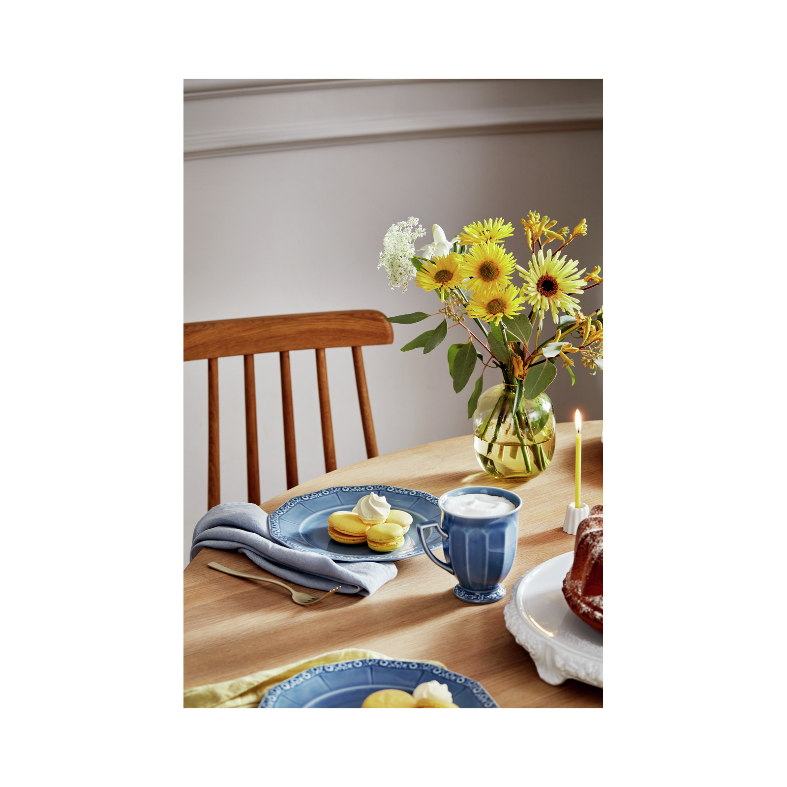 Zestaw kubki niskie Maria en Vogue Blue