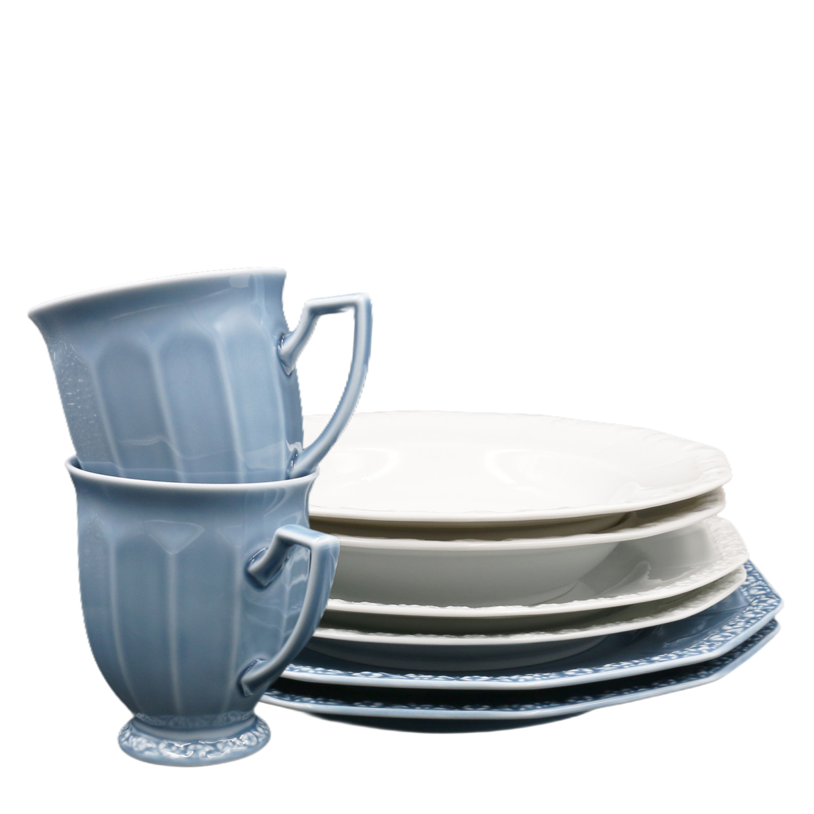 Zestaw Blue and White