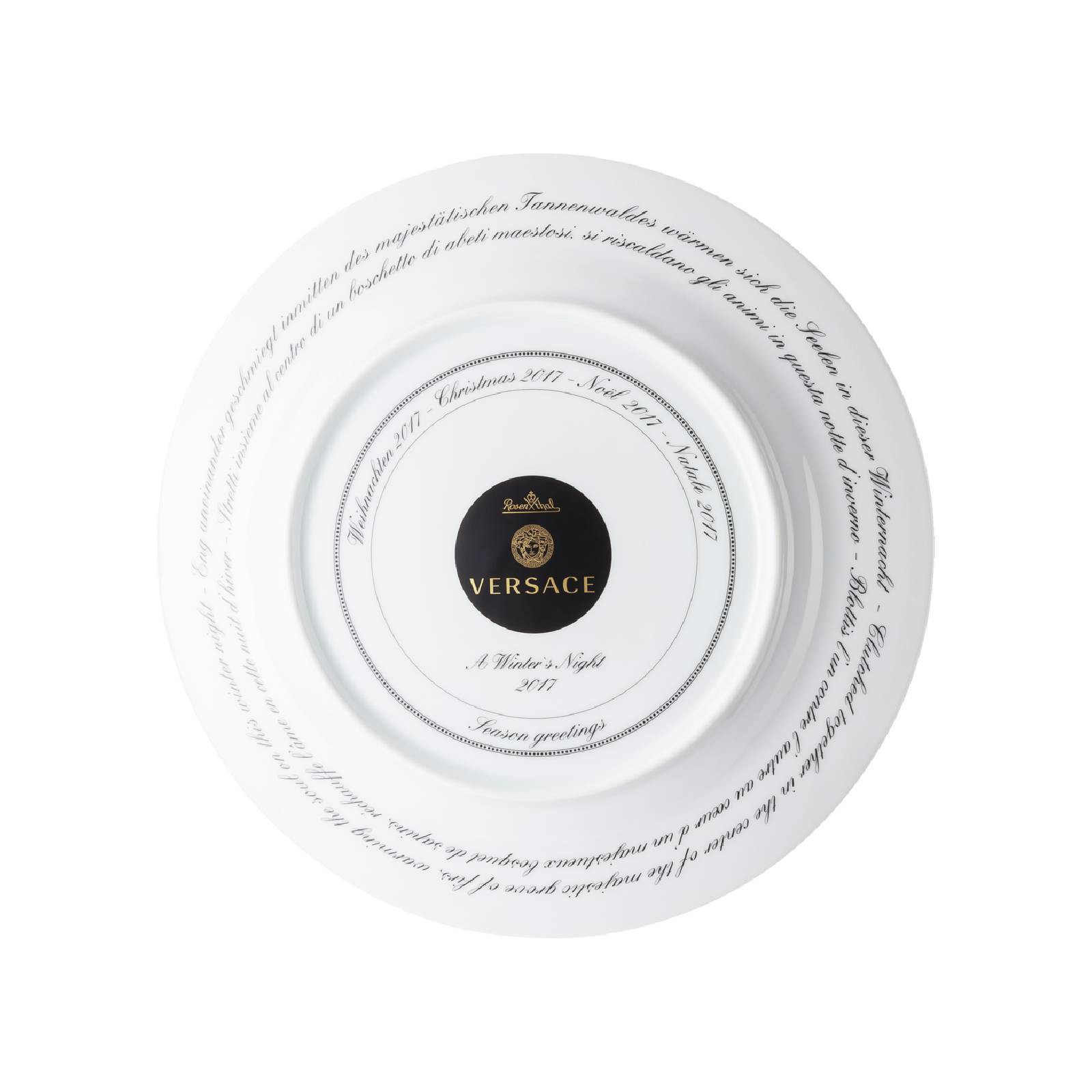 Podtalerz 30 cm Versace Christmas A Winters Night