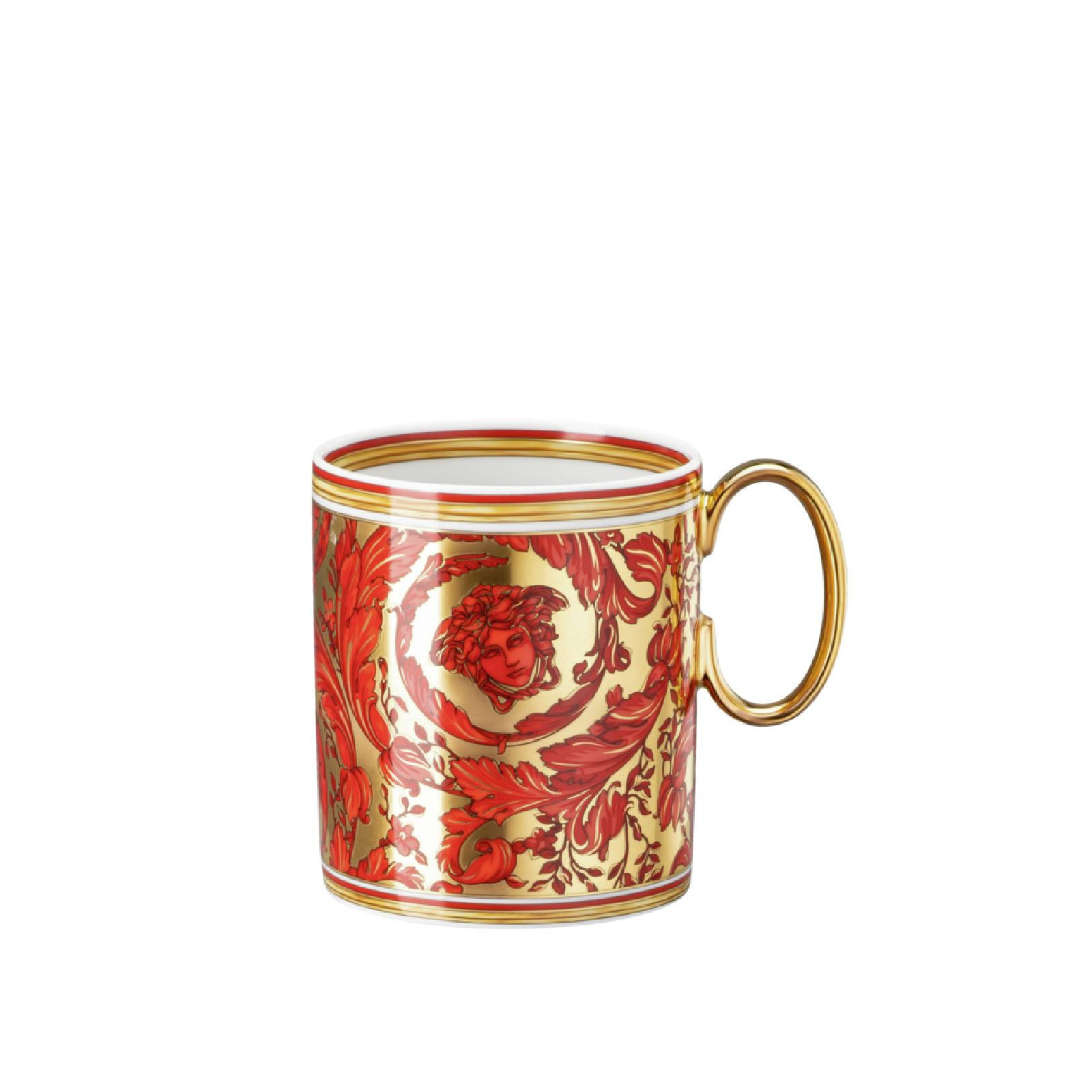 Kubek Versace Christmas Medusa Garland Red