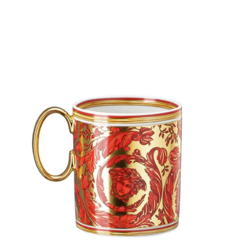 Kubek Versace Christmas Medusa Garland Red