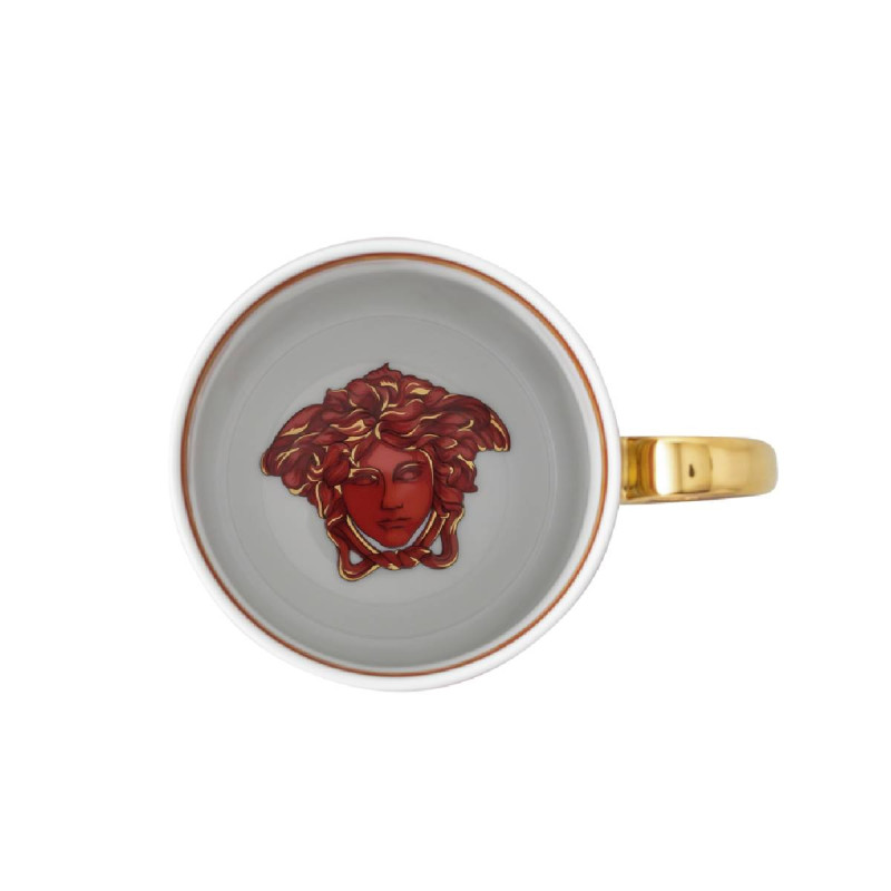 Kubek Versace Christmas Medusa Garland Red