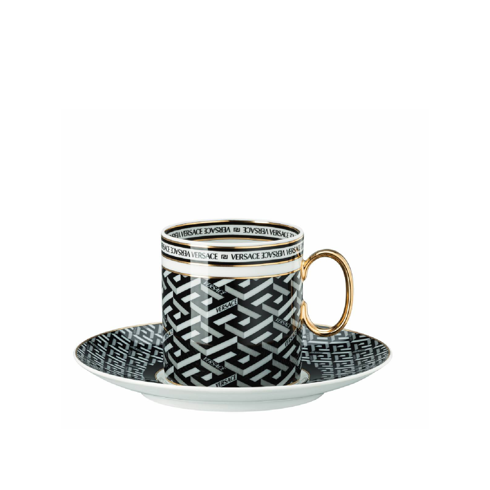 Filiżanka do kawy Versace La Greca Signature Black