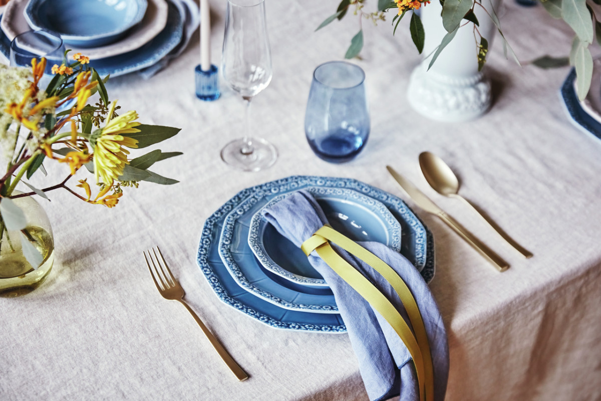 Talerz 23 cm Maria en Vogue Blue