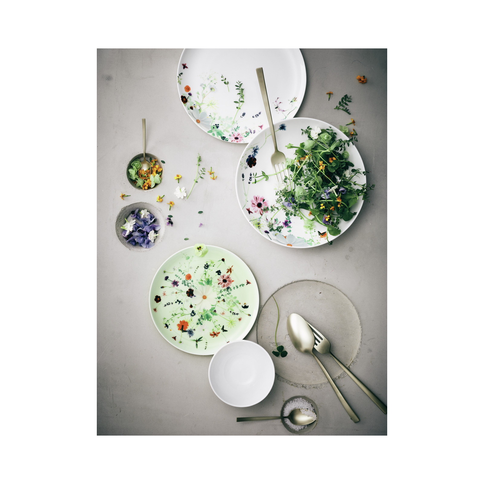 Talerz 23 cm Brillance Wiosenny Ogród