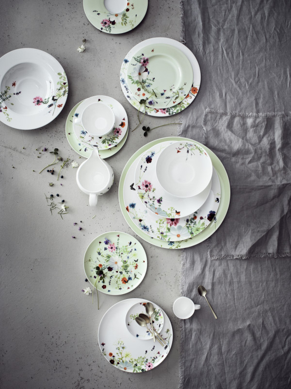 Talerz głęboki 21 cm Brillance Wiosenny Ogród