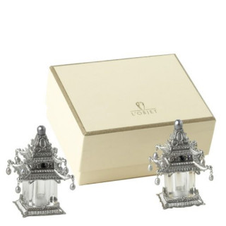 Solniczka i pieprzniczka Pagoda plat. L Objet