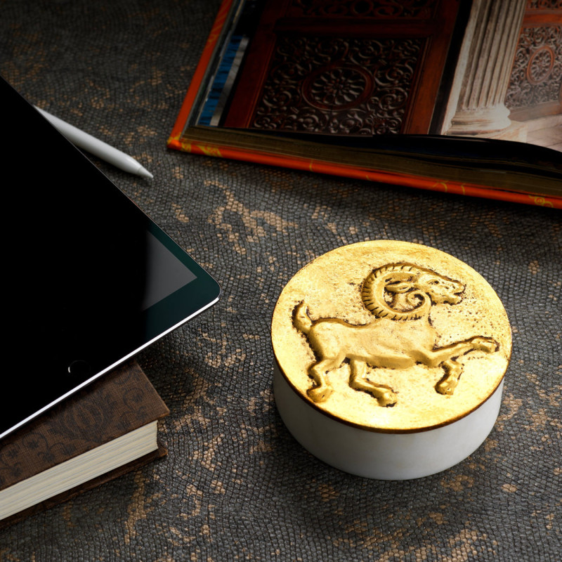 Pojemnik Zodiac Baran Michael Aram