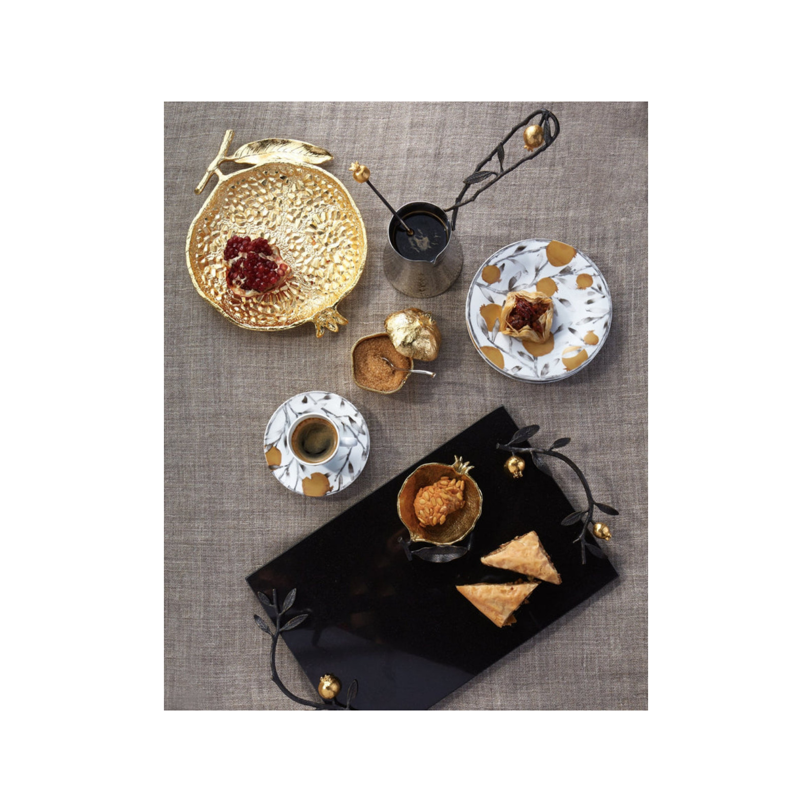 Deska do serów z nożem Pomegranate duża Michael Aram