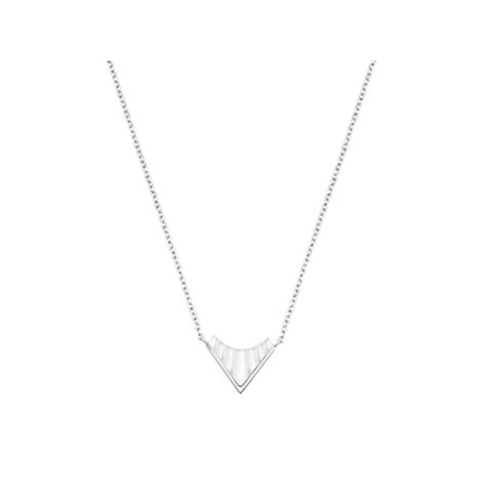 Naszyjnik 1925 srebrny Lalique