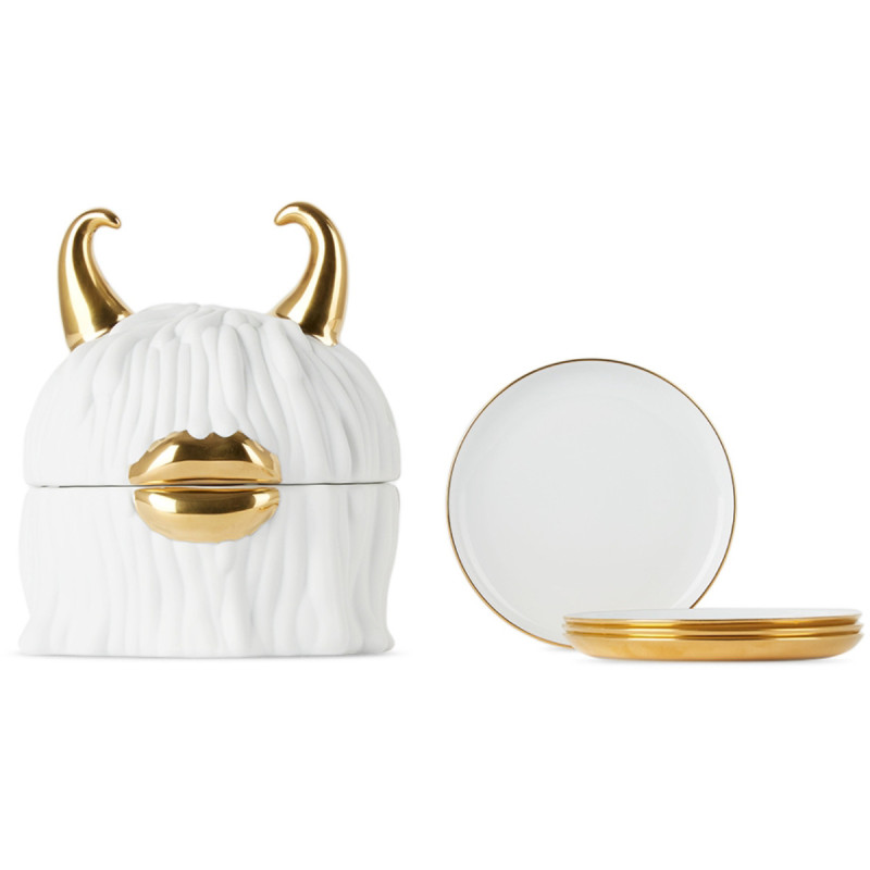 Haas Lynda-pojemnik + 4 talerze L Objet