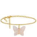 Bransoletka brzoskwiniowy Motyl Lalique