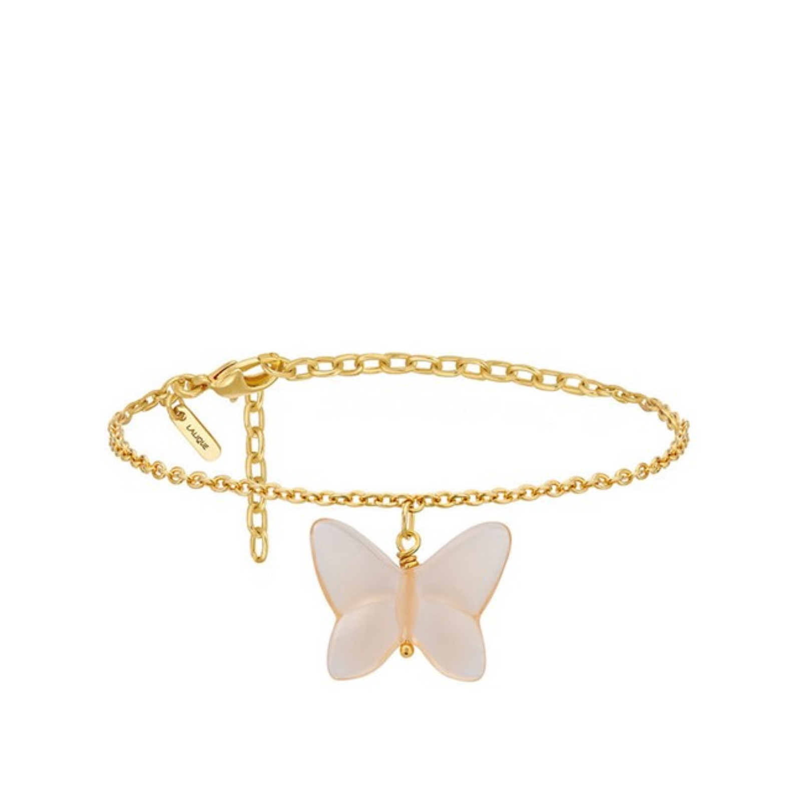 Bransoletka brzoskwiniowy Motyl Lalique