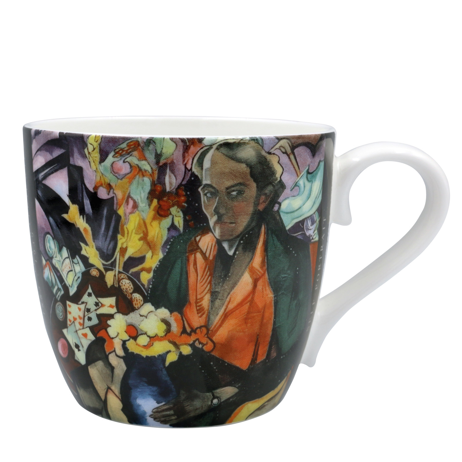 Porcelanowy kubek „Autoportret” Stanisław Ignacy Witkiewicz - Konitz Polish Art Edition