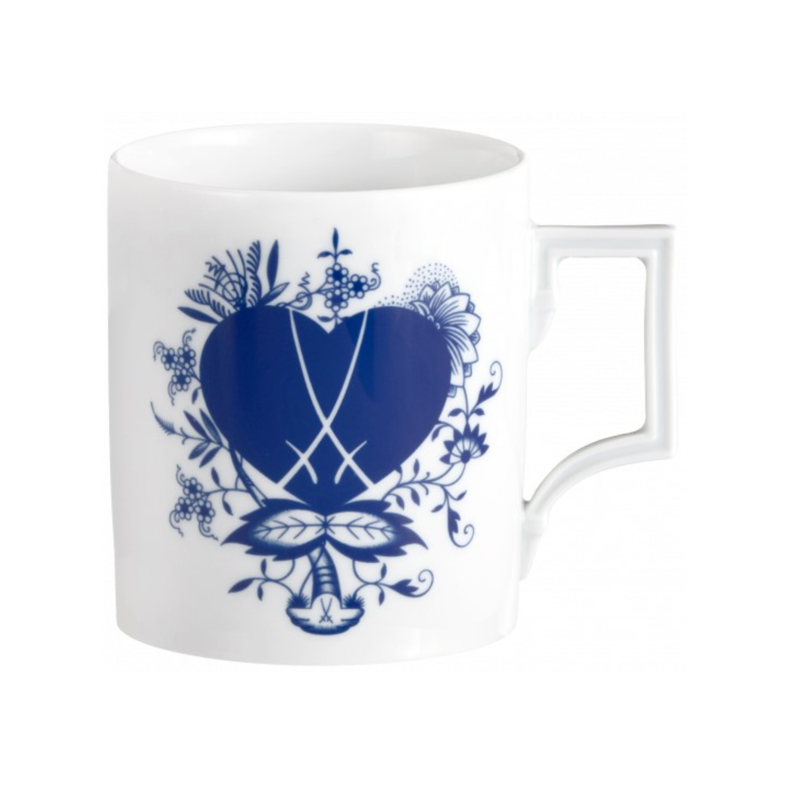 Meissen Kubek-Blue Passion